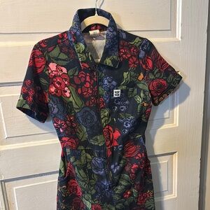 Lucy & Yak: Ragan- Cotton Jumpsuit in Color Maria